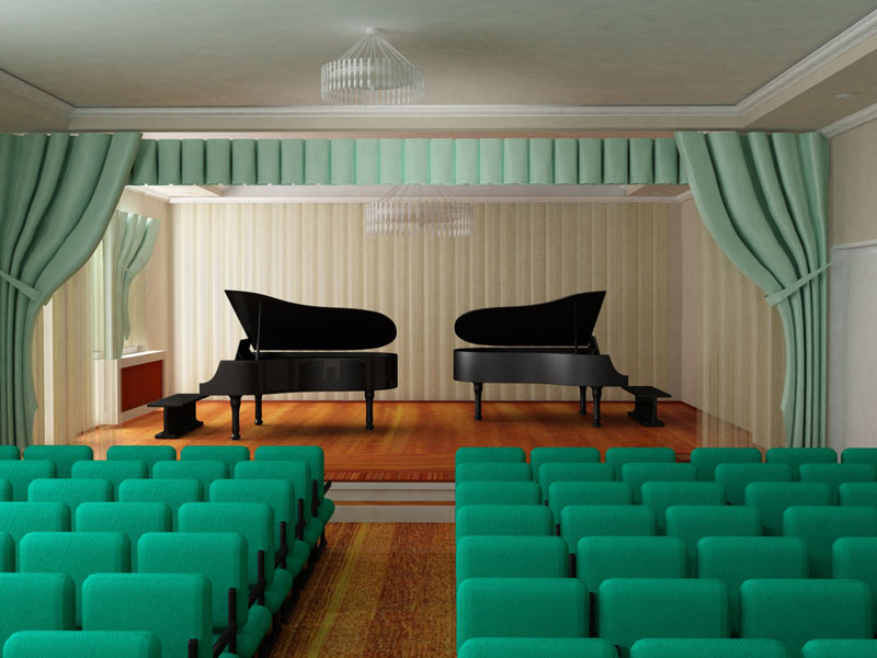 актовый зал музыкальной школы