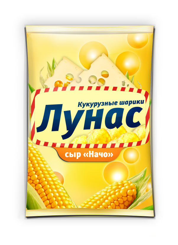 Упаковка чипсам «Лунас»