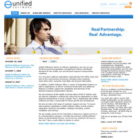 Unified Software - сайт компании