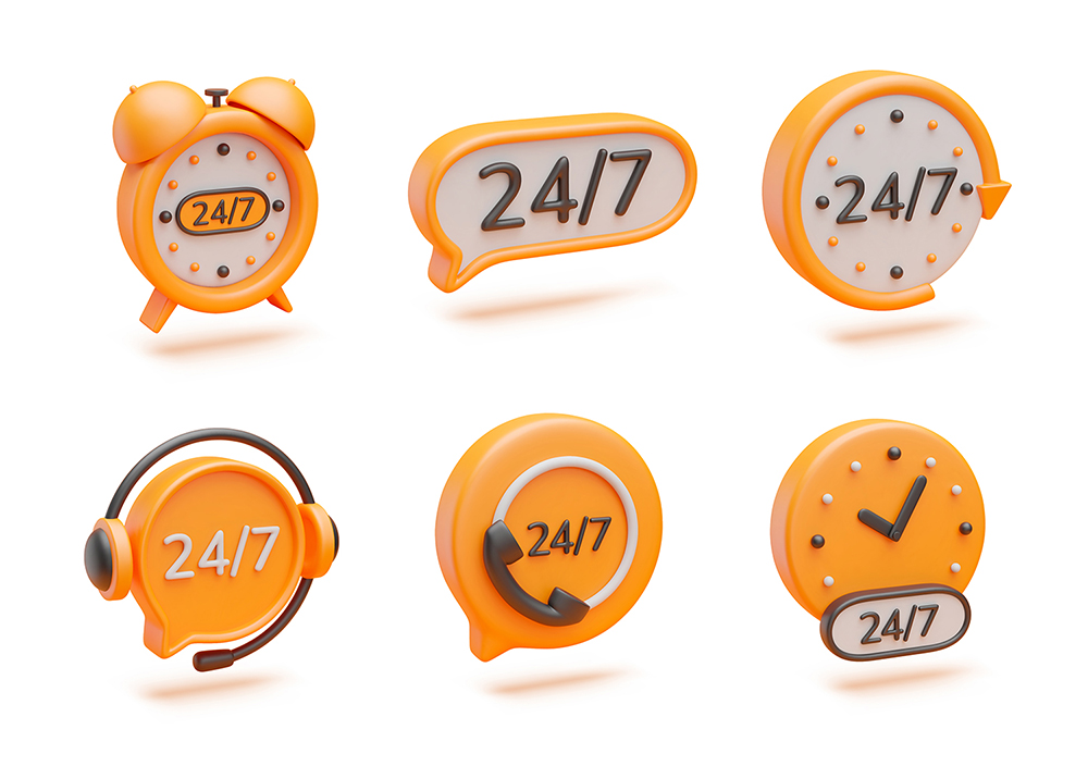 3D иконки. Поддержка 24/7