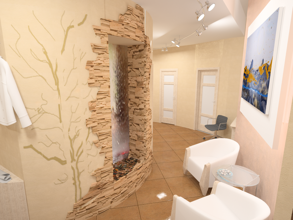 Водопад в офисе