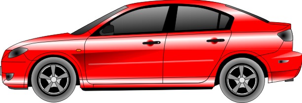 Обрисовка Мазда3