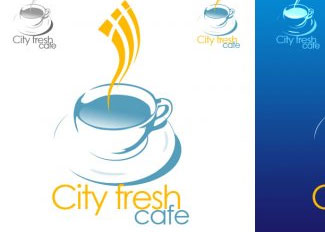 дизайн логотипа для City Fresh Cafe