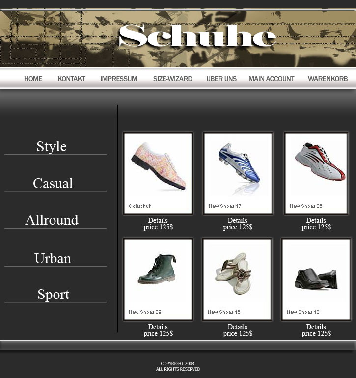 Дизайн обувного магазина