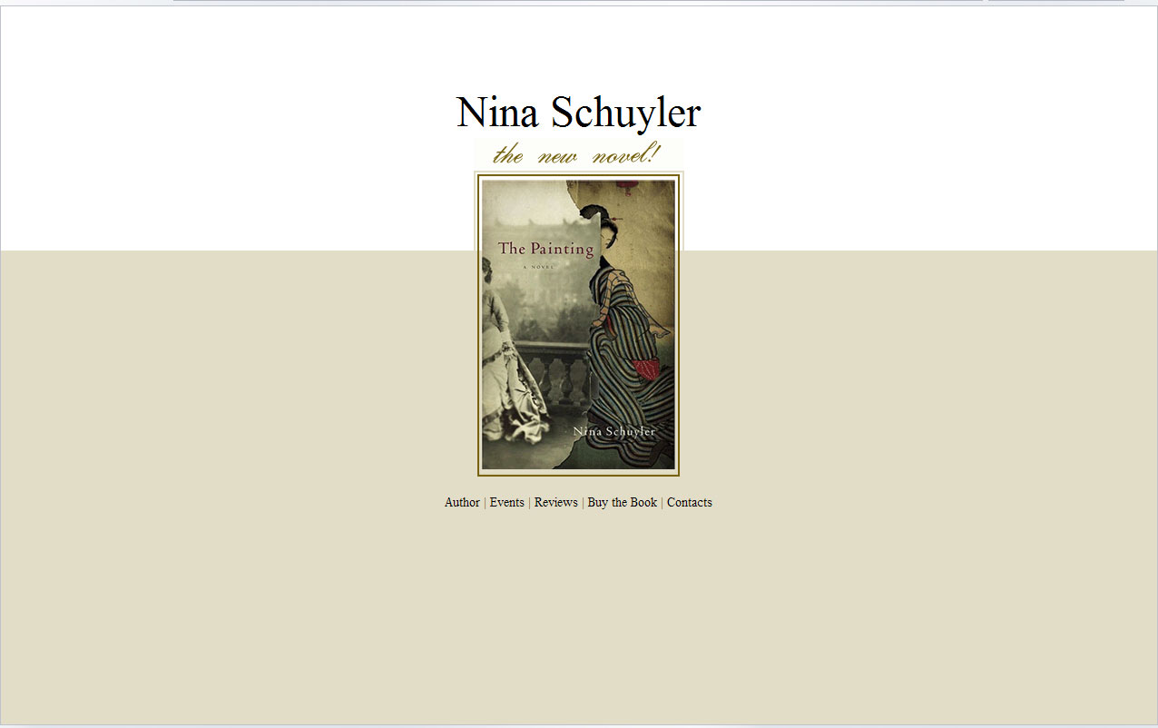 Сайт писательницы Нины Шуйлер
