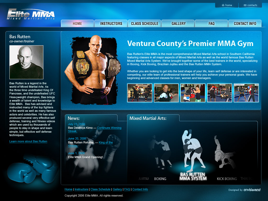 Elite MMA site