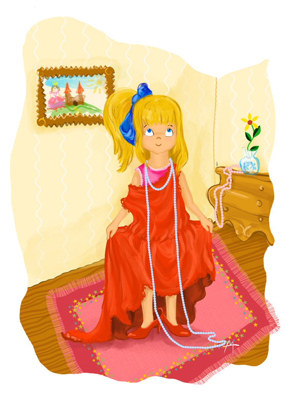 Иллюстрация к "Азбуке для маленькой Леди"