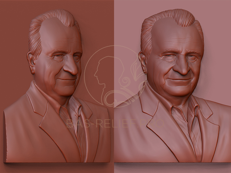 Изготовление доски из чугуна с портретным барельефом