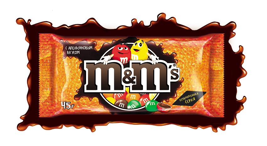 M&amp;Ms апельсиновый