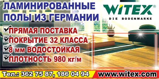 Баннер для WITEX