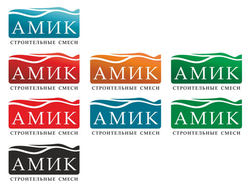 Логотип для строительных смесей "АМИК"