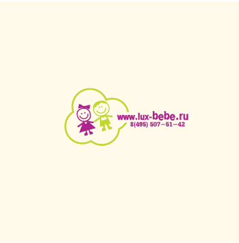 Логотип для интернет-магазина lux-bebe.ru