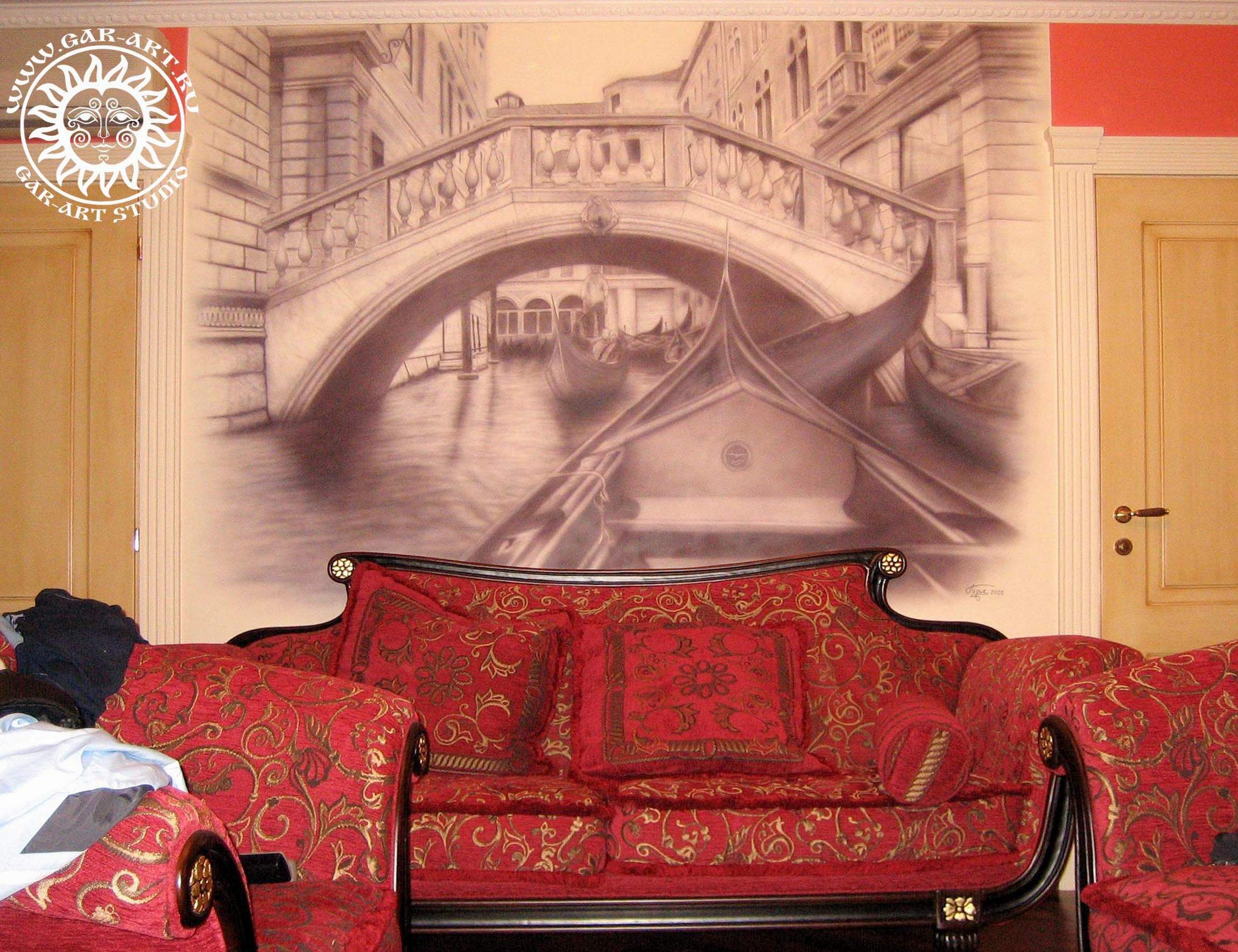 АЭРОГРАФИЯ РОСПИСЬ СТЕН.Венеция