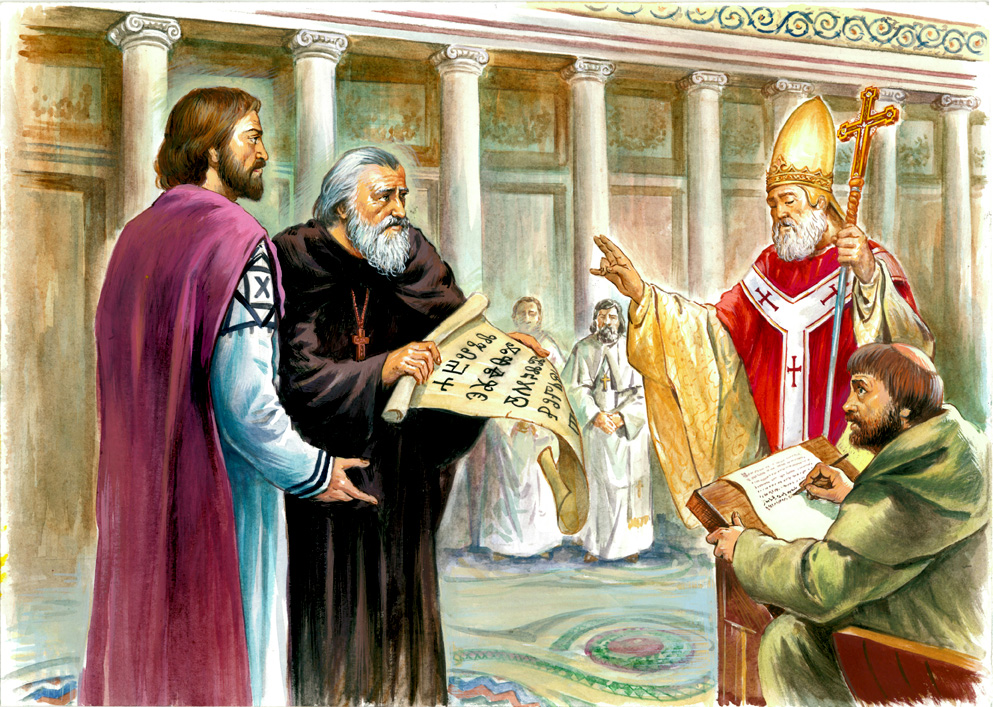 Illustration&quot; St.Ciryl and Methodius&quot;