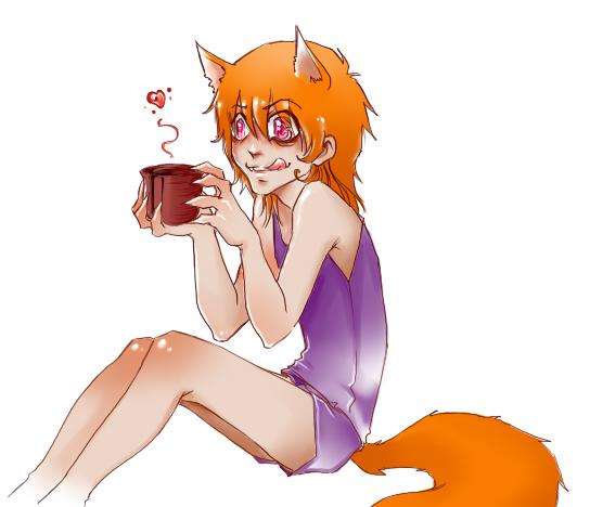 Fox and coffeeee