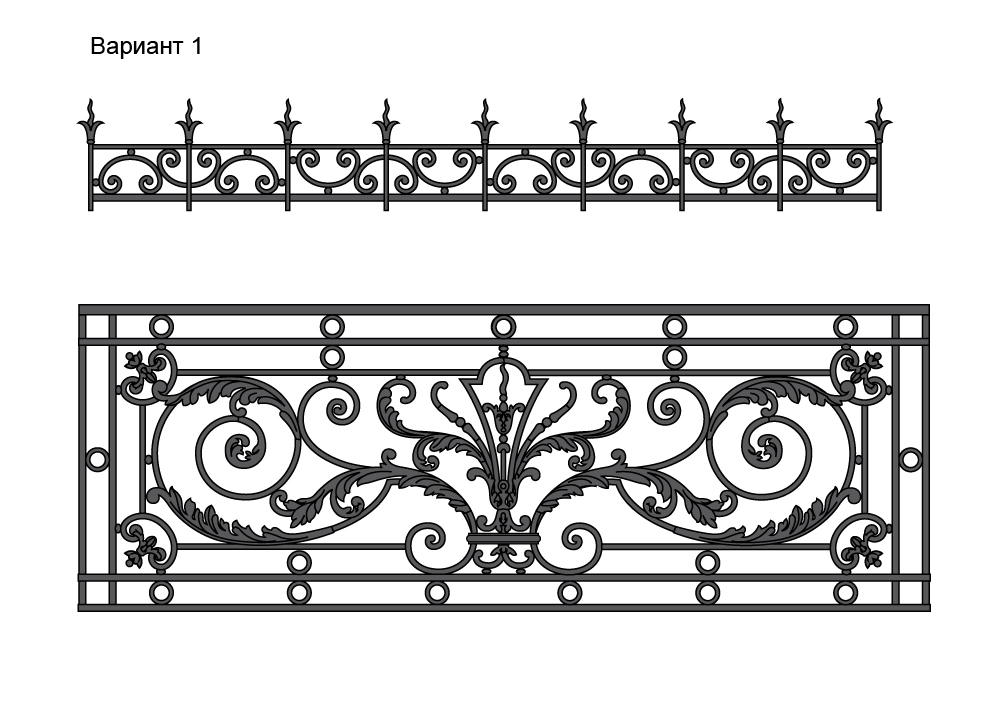 Кованые ограждения