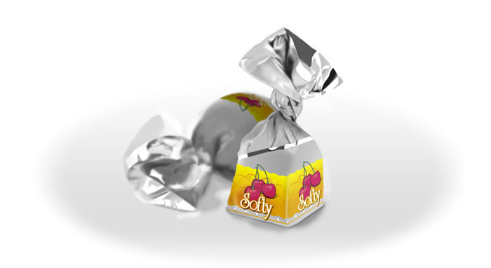 Разработка дизайна упаковки фруктовых конфет «Softy»