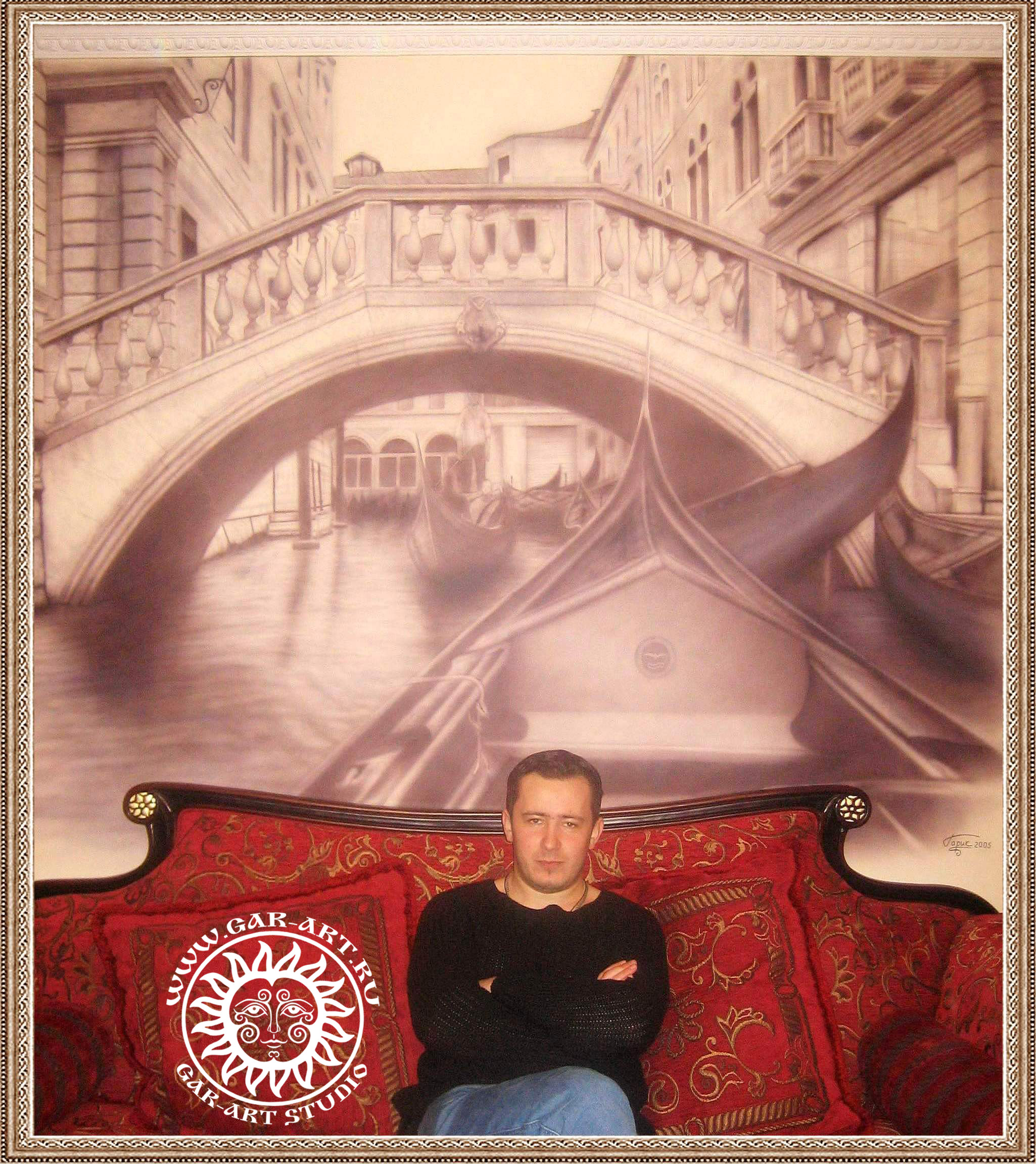 РОСПИСЬ СТЕНЫ венеция