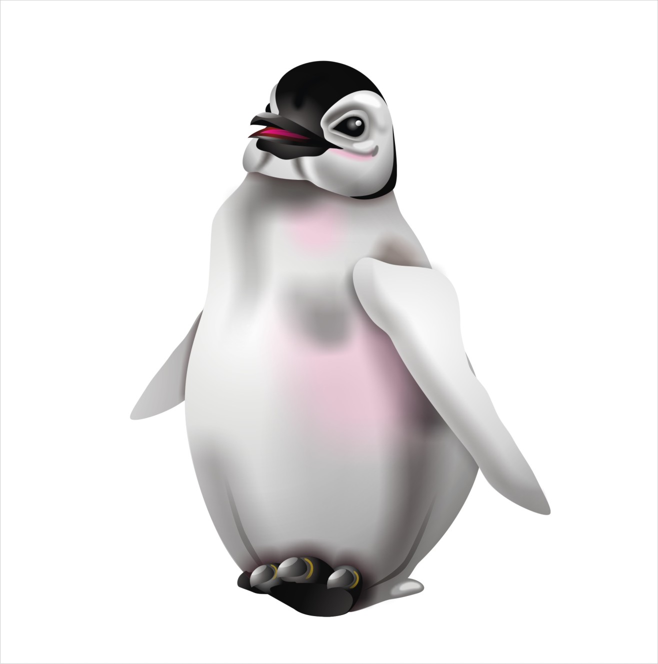 Маленький пингвинёнок