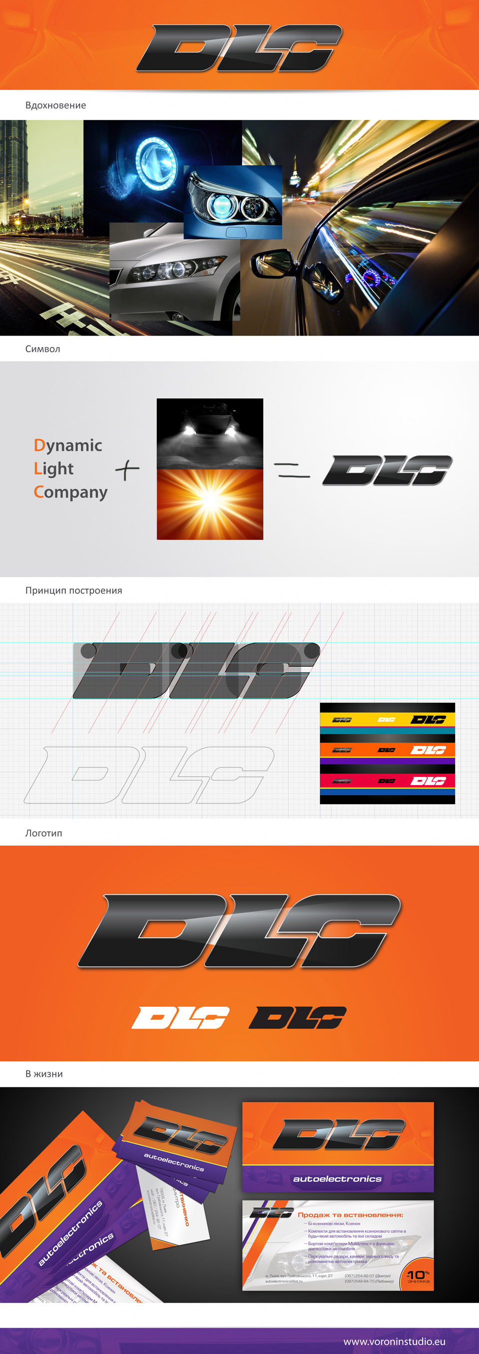 Логотип для компании автомобильного света &quot;DLC&quot;