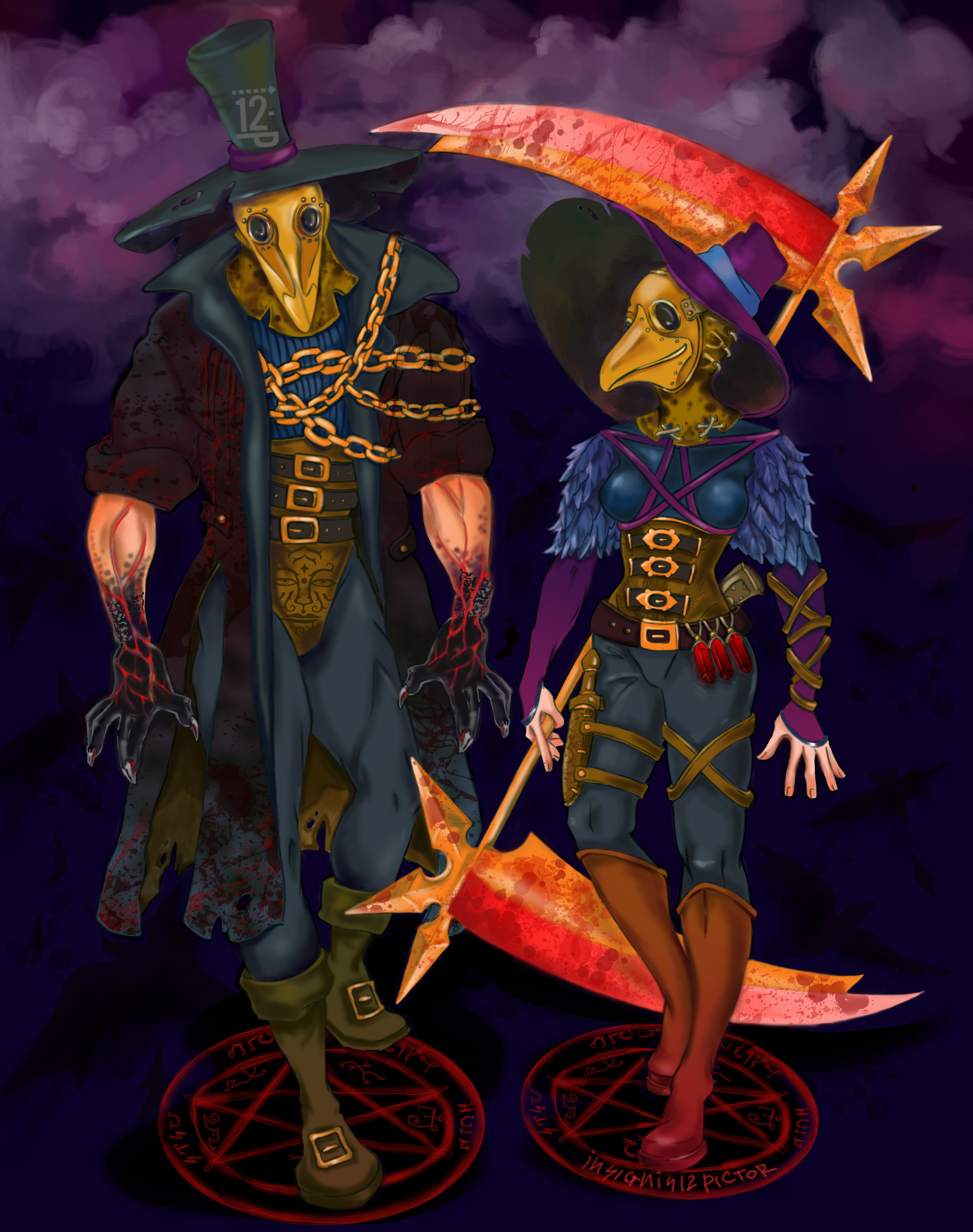 Концепт арт к игре Bloodborne — The raven master