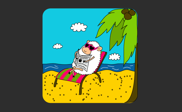 Иллюстрация в векторе для открытки