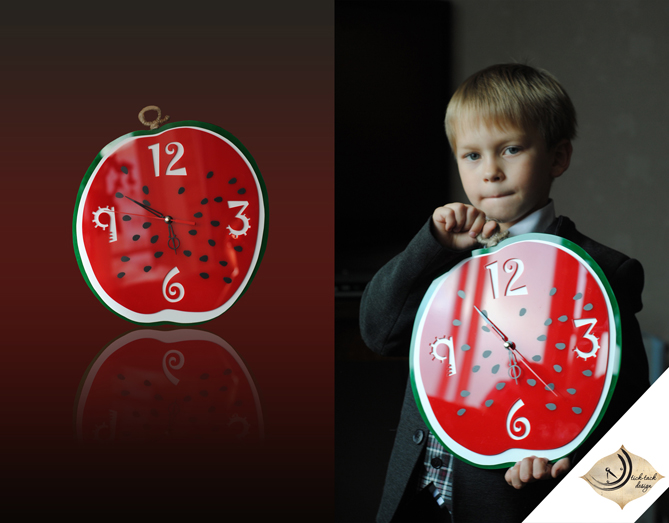 Дизайнерские настенные часы &quot;Watermelon&quot;