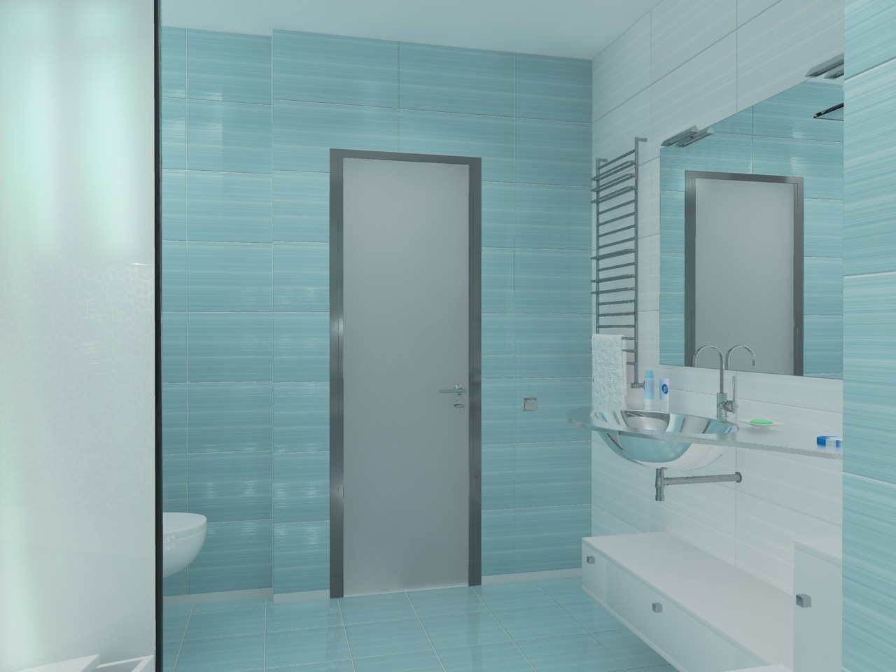 Бирюзовая Ванная