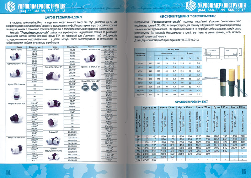 верстка и дизайн кталога &quot;укрполимерконструкция&quot;