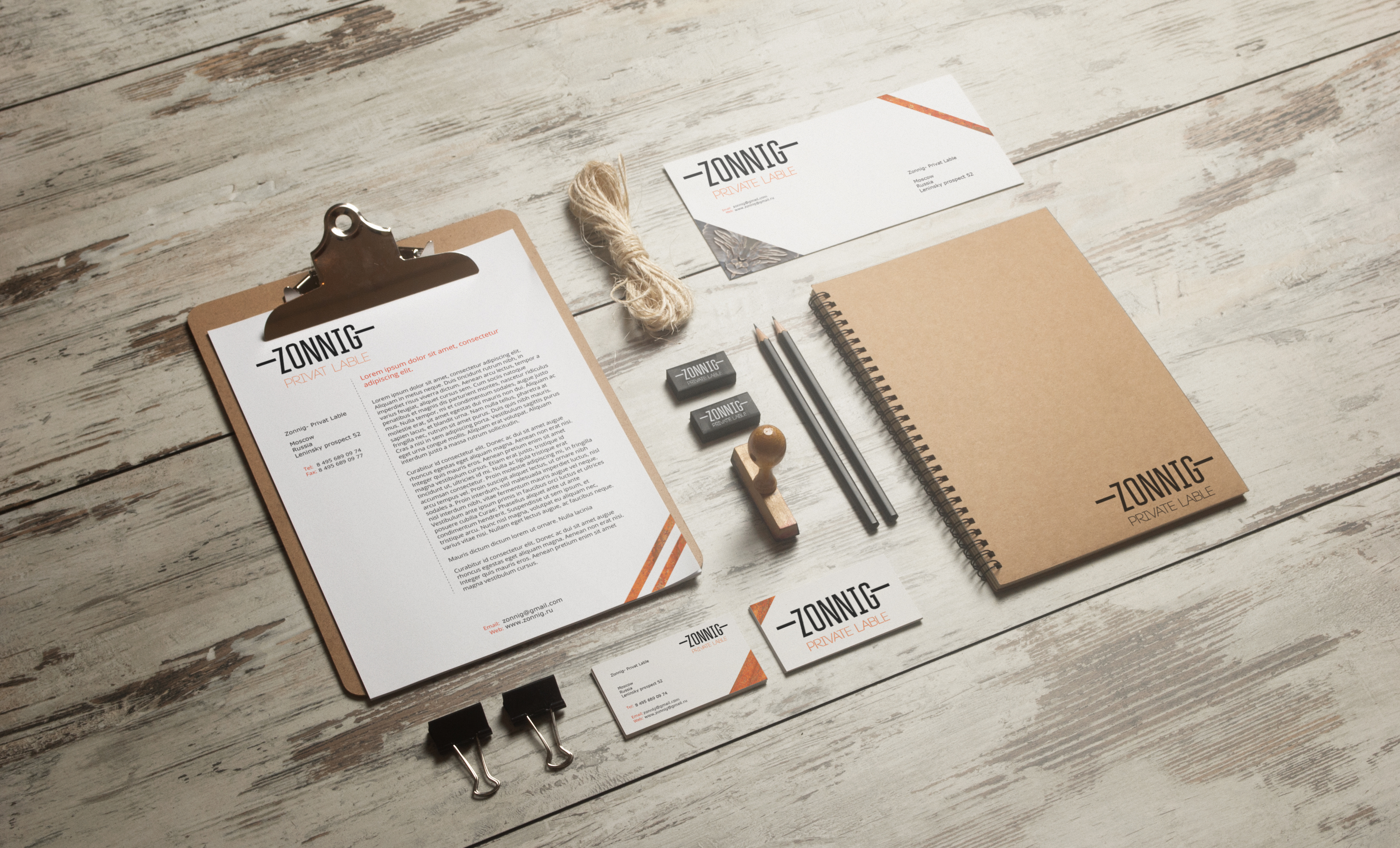 Фирменный стиль для Fashion бренда