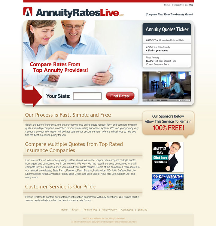 Annuity Rates Live