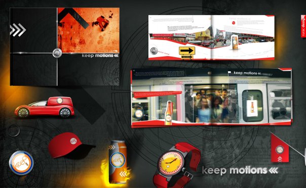 Фирменный стиль для производителя энергетического напитка