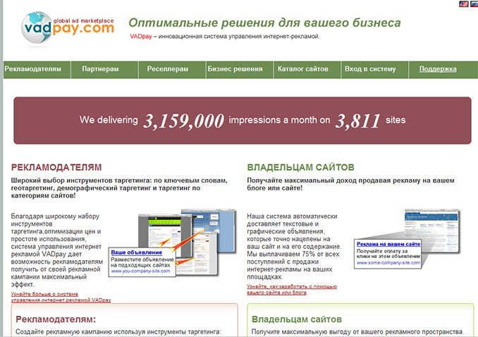 Интернет проект - Рекламная сеть