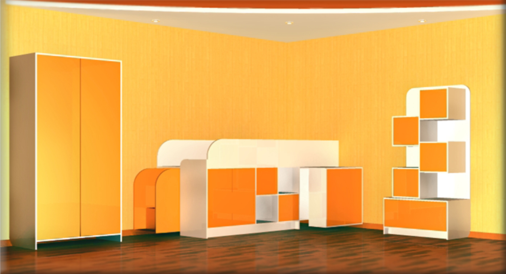 3D моделирование детской комнаты