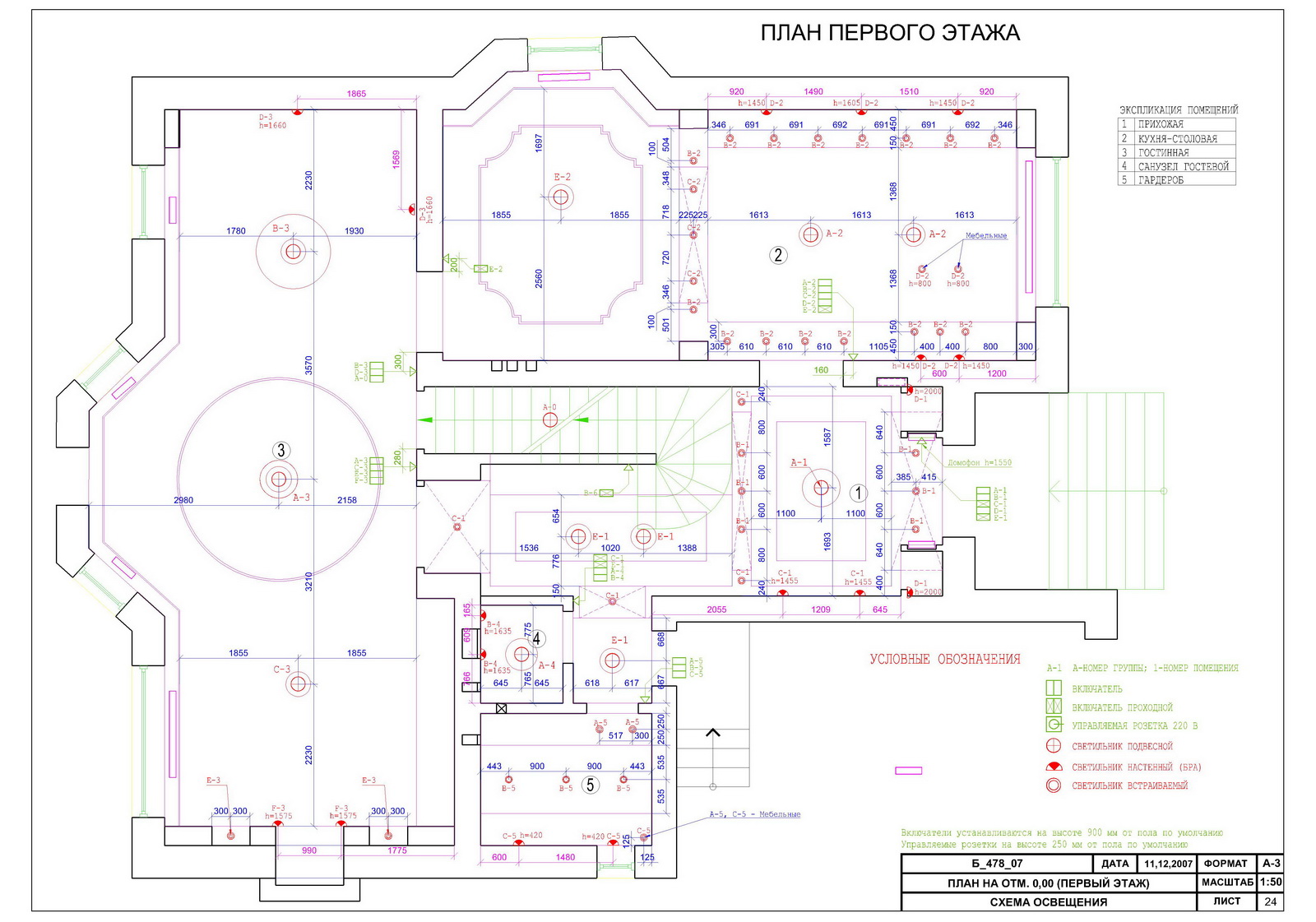 Удалённая работа | Работа фрилансера Богданов Николай [trunar] | Схема  освещения