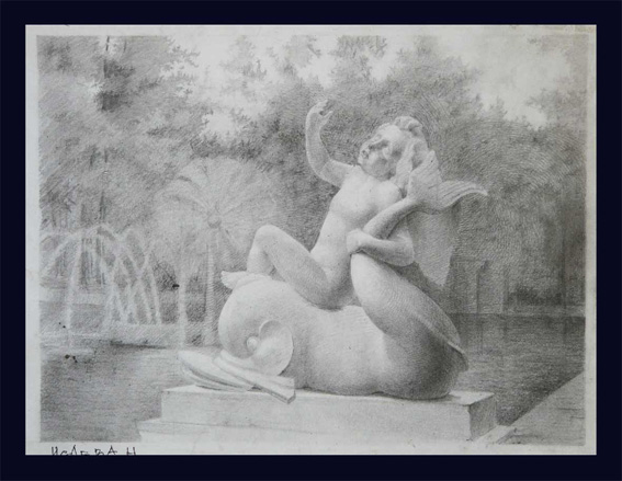 Рисунок Питергоф