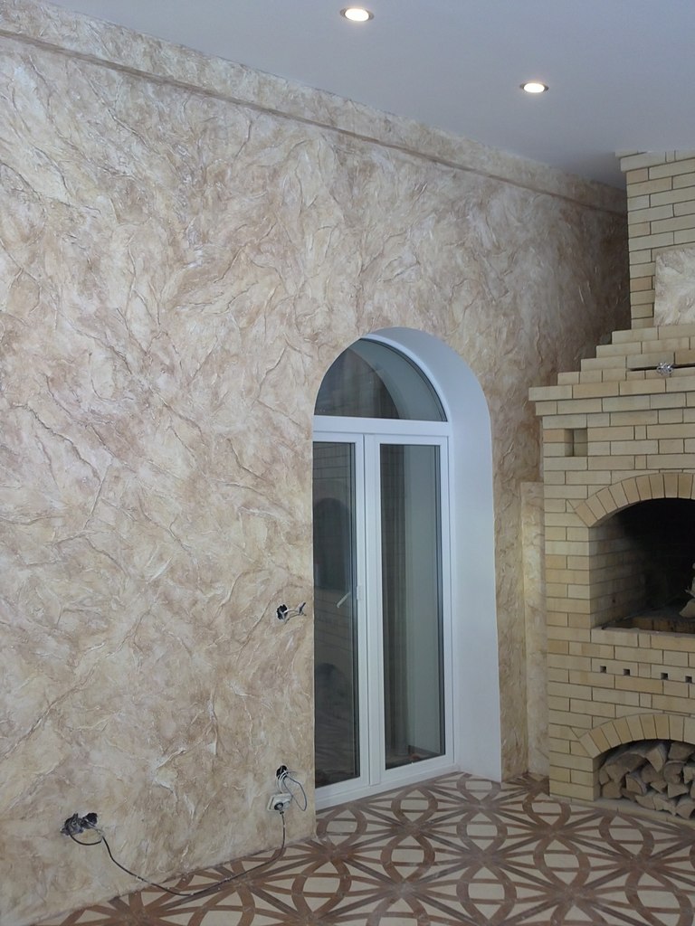 Нанесение Фактурной декоративной штукатурки