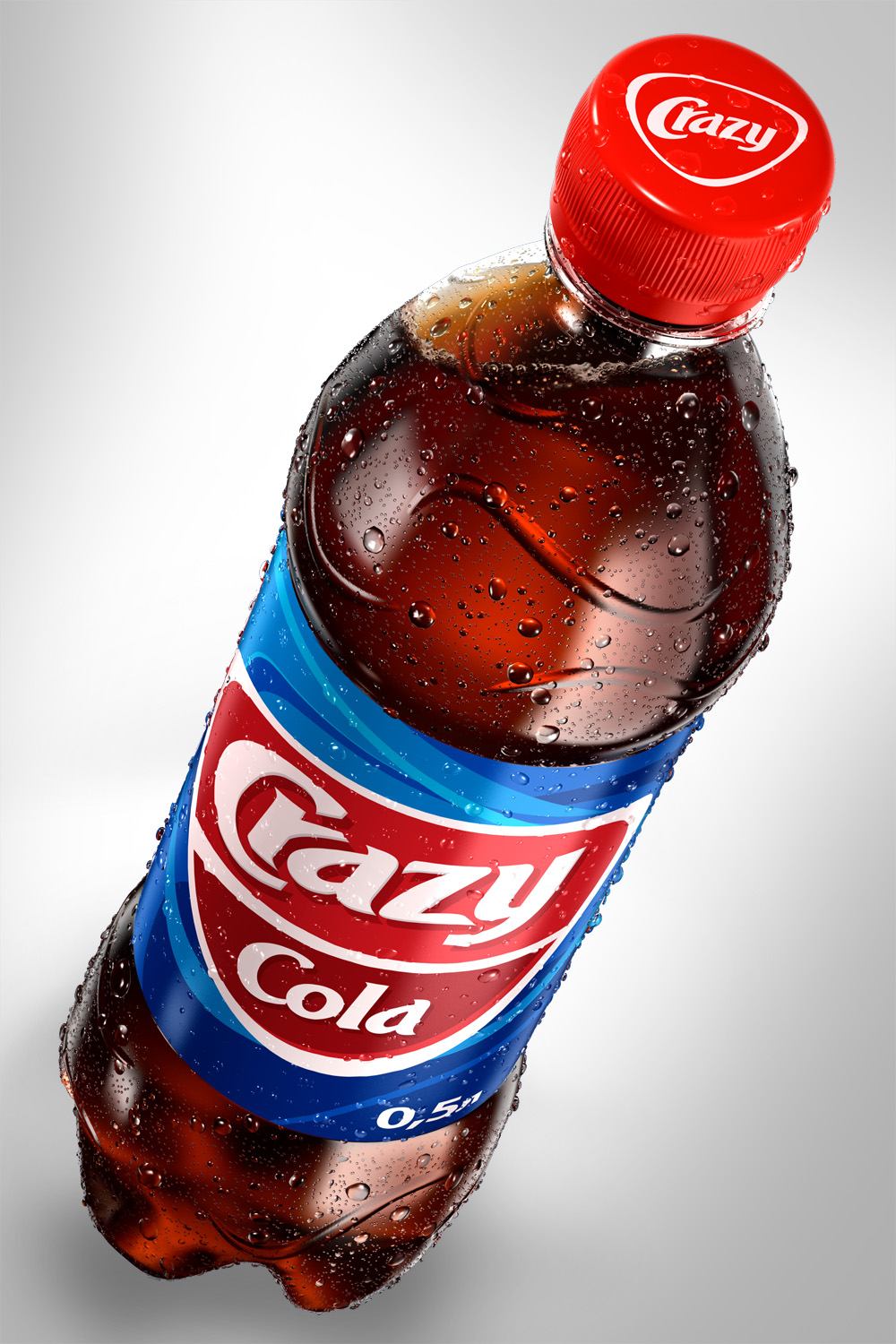 &quot;CrazyCola&quot; 3D бутылка / &quot;CrazyCola&quot; 3D bottle