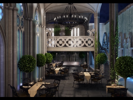 пример интерьер ресторана