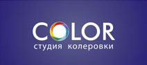 Логотип для студии колеровки красок "COLOR"