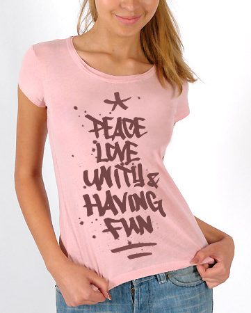 рисунок на футболку peace love unity &amp; havin fun
