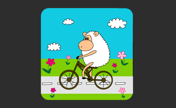 Иллюстрация в векторе для открытки