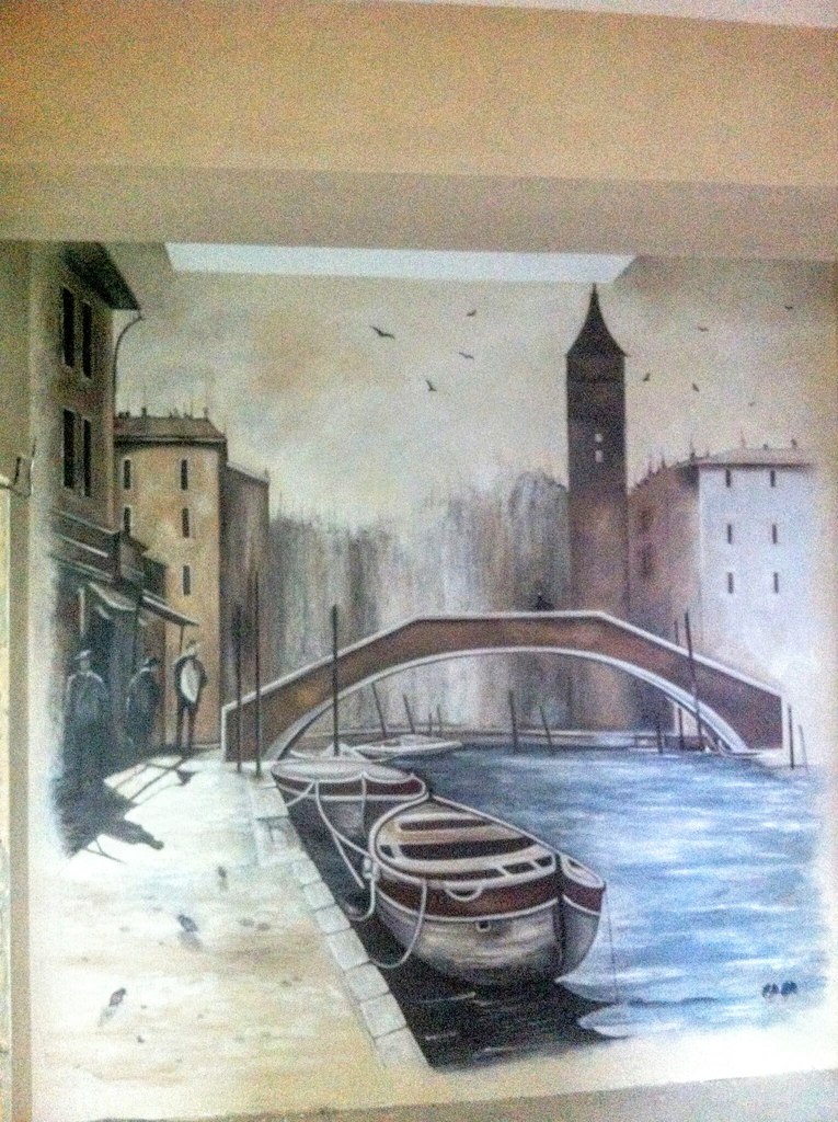 Роспись стен "Лодки"