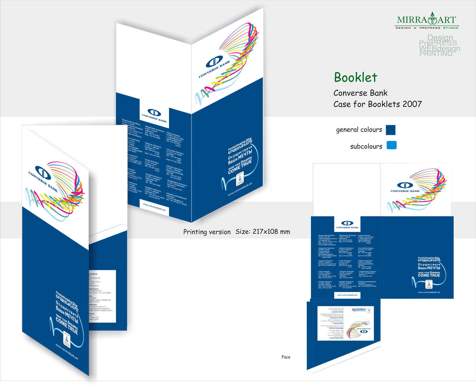 Case for booklets