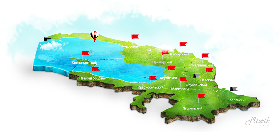 Интерфейс карты для сайта "Лубенская долина"
