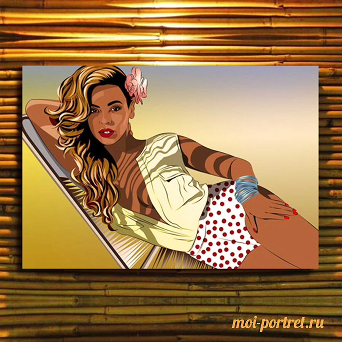 Портреты в Арт-стиле на Художественном холсте