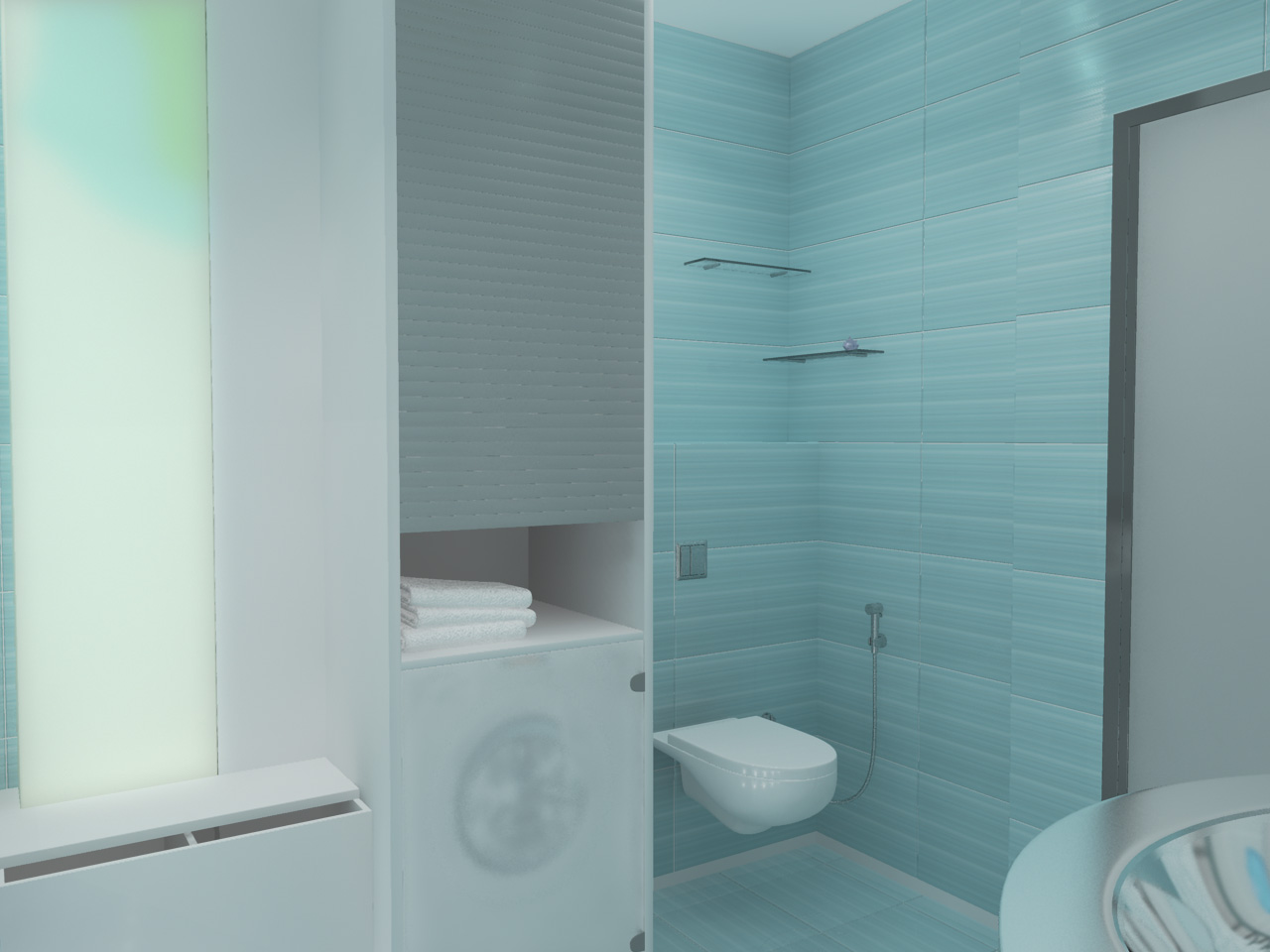 Бирюзовая Ванная