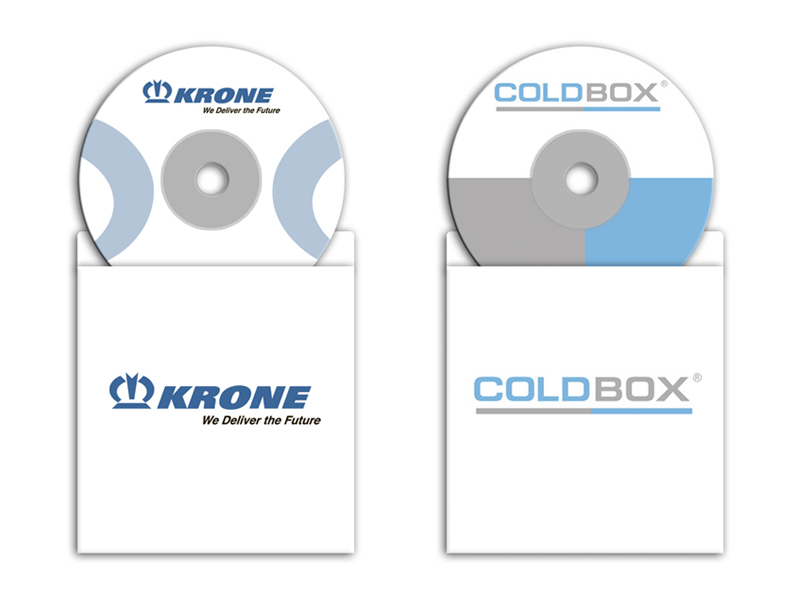 Брендирование диска  "Krone" и "Coldbox"