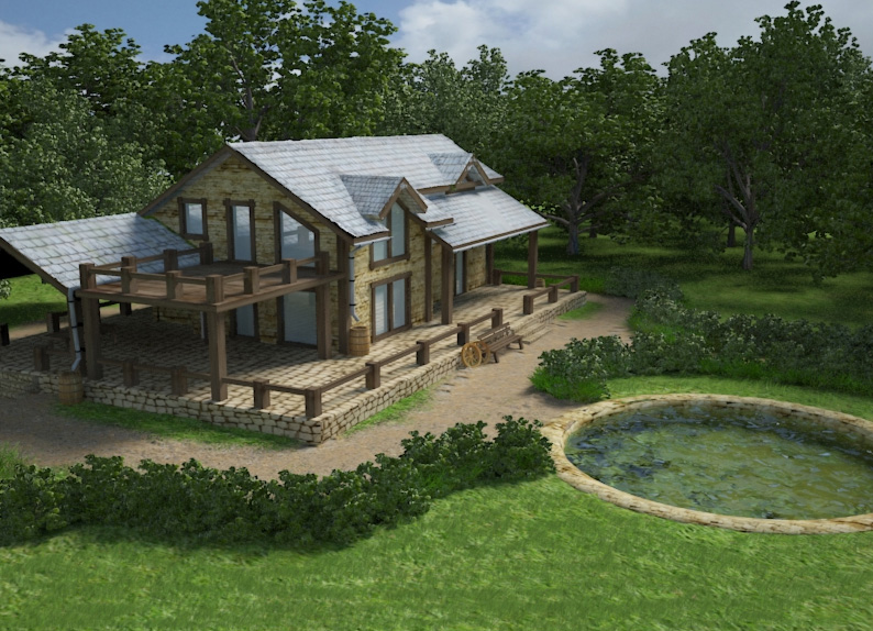 дом на природе