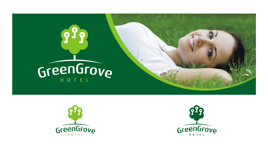 GREEN GROVE / Логотип для отеля